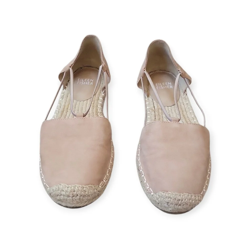 Eileen‎ Fisher Lee Tumbled Nubuck Leather Espadrille